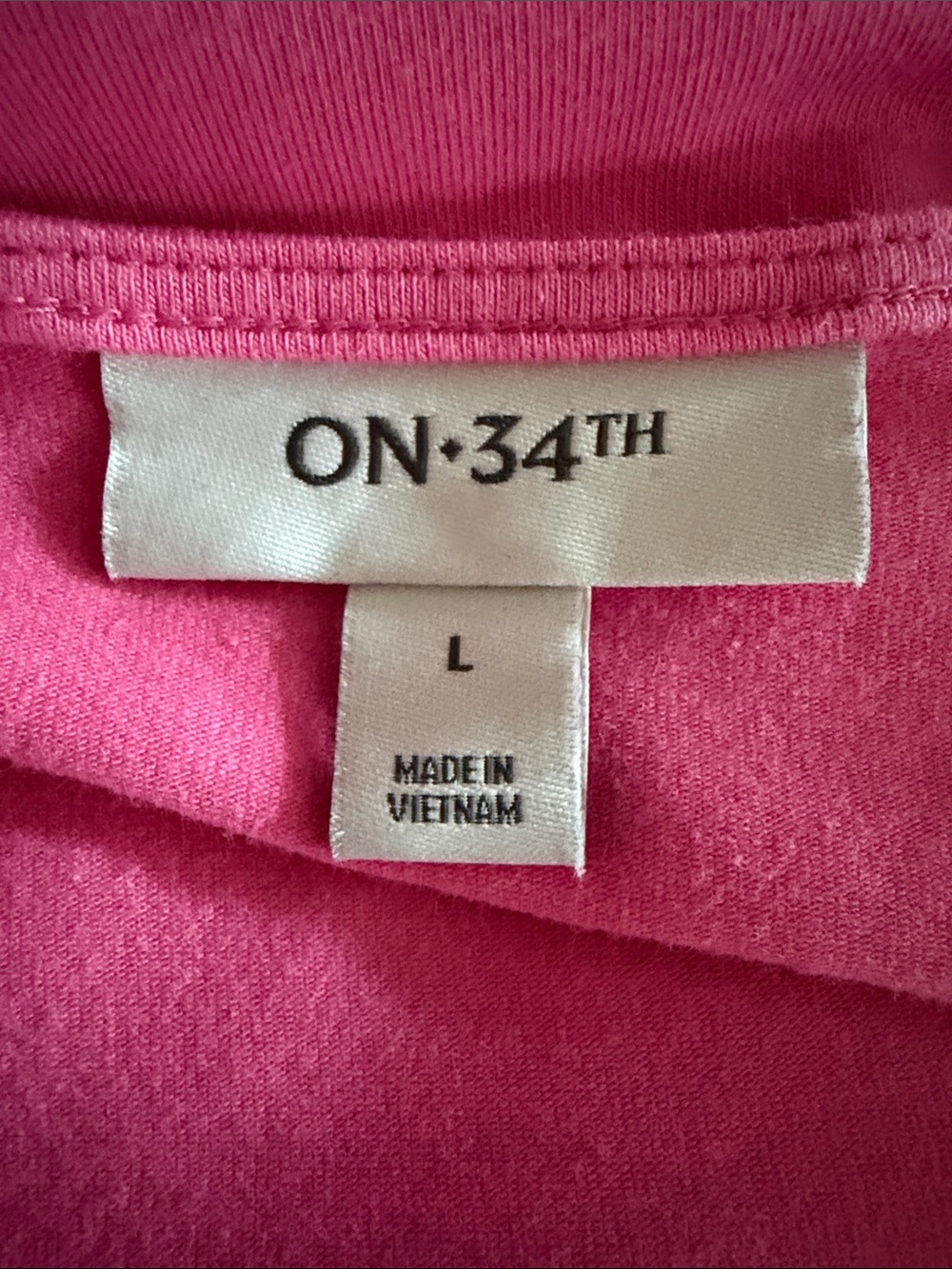 Lot of 2 Knot-Detail Midi Dress Bright Pink and Red L - Picture 8 of 11
